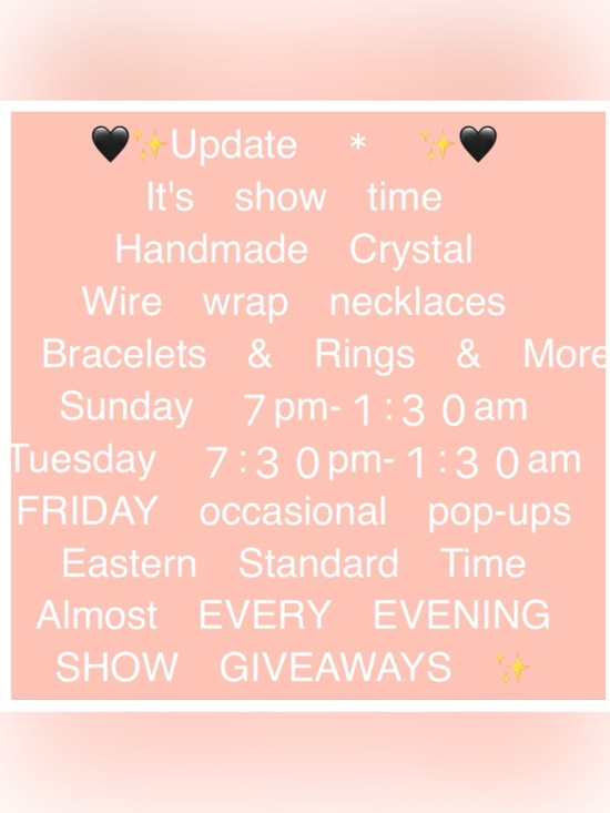Jewelry - HANDMADE ❤️LIKE TO BE NOTIFIED 💋HANDMADE CRYSTAL JEWELRY DESIGNED BY ME